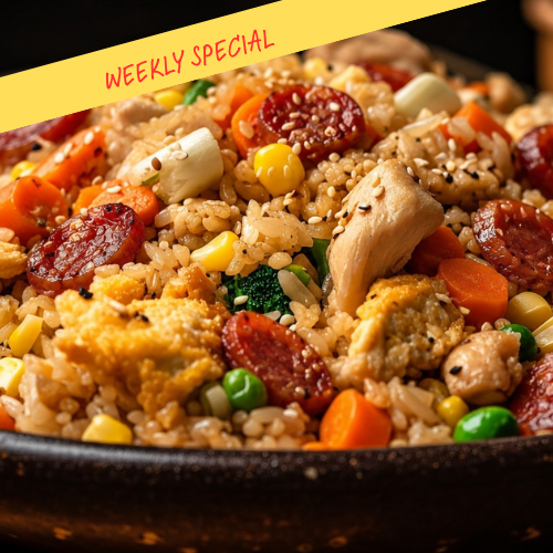 Chicken & Sausage Fried Rice