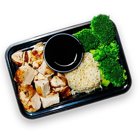 Grilled Chicken with Brown Rice & Broccoli
