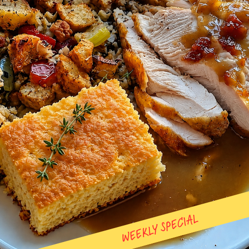 Thanksgiving Feast in July! Turkey with all the Trimmings...