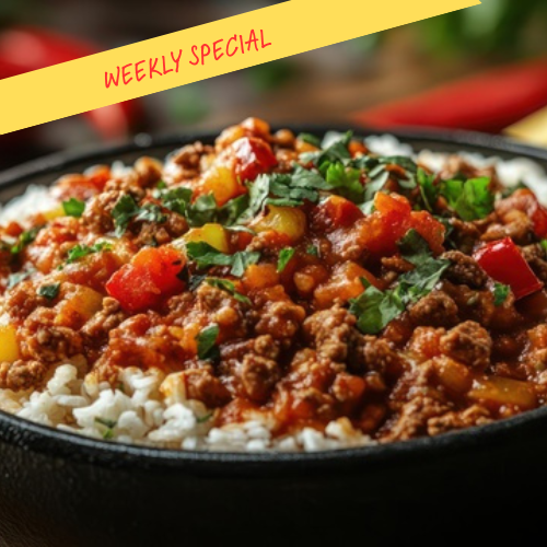Beef Picadillo with Spanish Rice