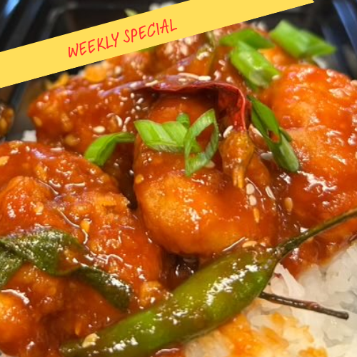 Firecracker Chicken with Jasmine Rice