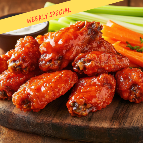 Honey Sriracha Chicken Wings