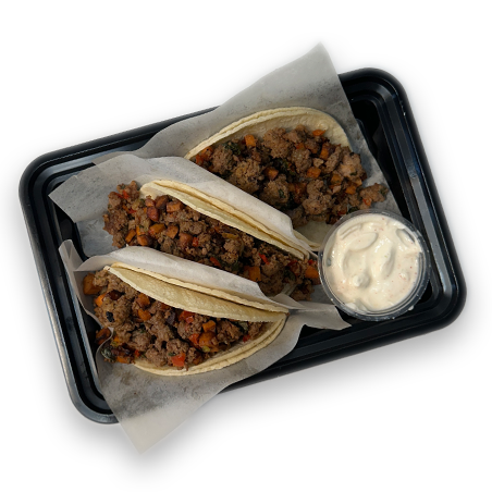 Ground Bison Sweet Potato Tacos