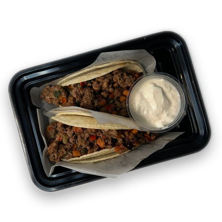 Ground Bison Sweet Potato Tacos