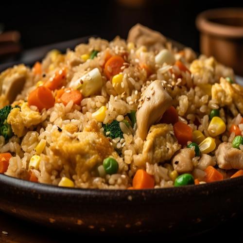 Chicken & Sausage Fried Rice