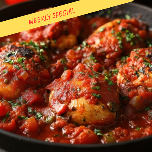 Chicken Cacciatore & Ziti Pasta